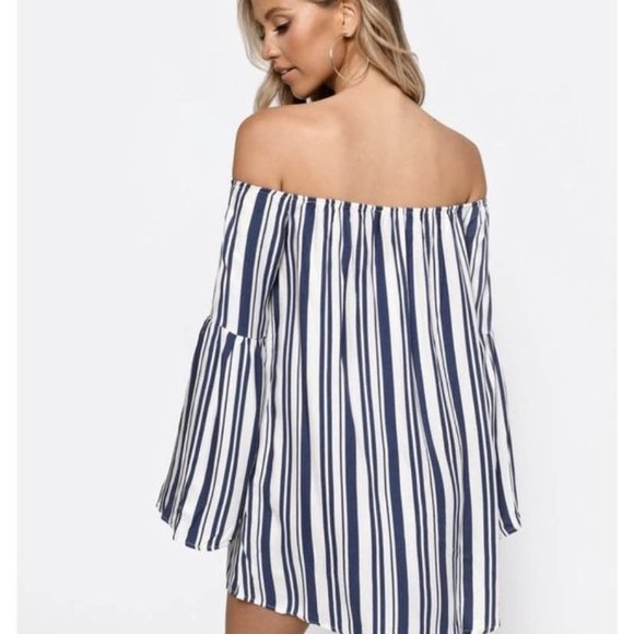 Tobi stripped peace of mind shift dress Small - Picture 3 of 7